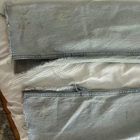 Light Wash Zara Wide Leg Jeans - Picture 6 of 6